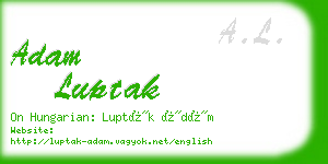adam luptak business card